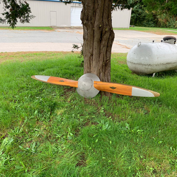 91" WWII Sensenich Ryan PT-22 Recruit Wooden Airplane Propeller w/ Spinner & Pinup Collection