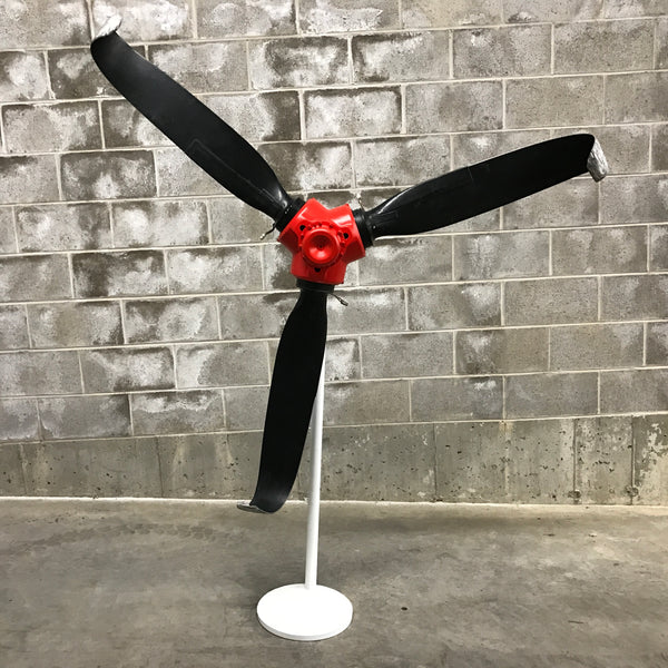 Rough Landing - 3-Bladed Crash Landing Airplane Propeller Runway Strike Sculpture II