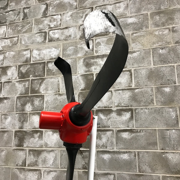 Rough Landing - 3-Bladed Crash Landing Airplane Propeller Runway Strike Sculpture II