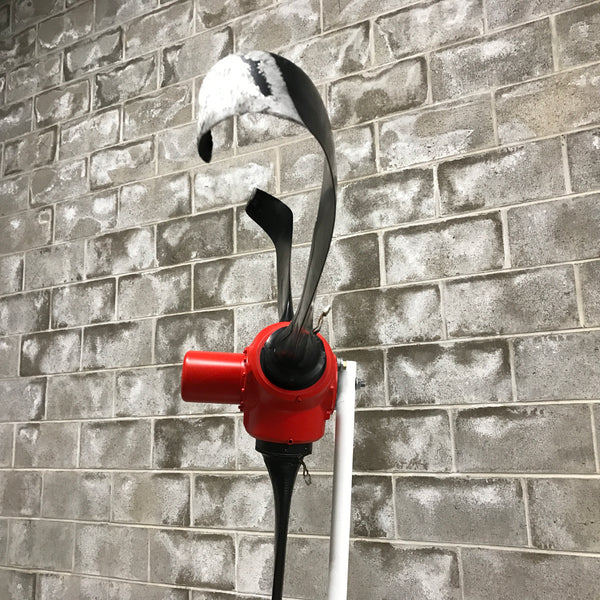 Rough Landing - 3-Bladed Crash Landing Airplane Propeller Runway Strike Sculpture II