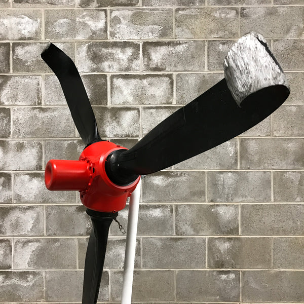 Rough Landing - 3-Bladed Crash Landing Airplane Propeller Runway Strike Sculpture II