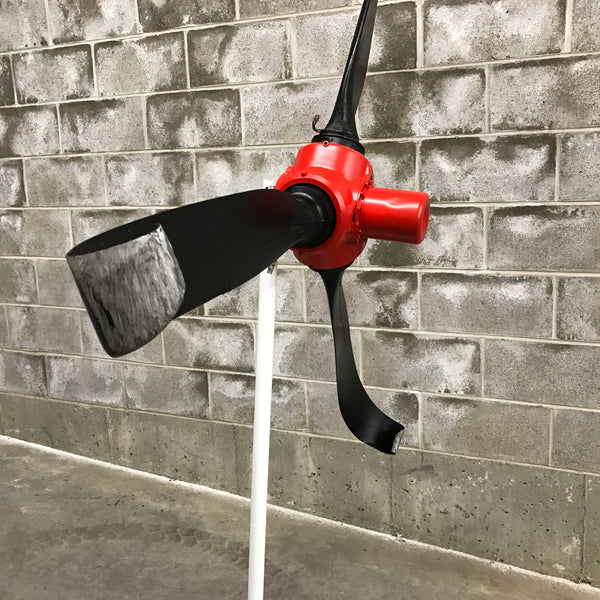 Rough Landing - 3-Bladed Crash Landing Airplane Propeller Runway Strike Sculpture II