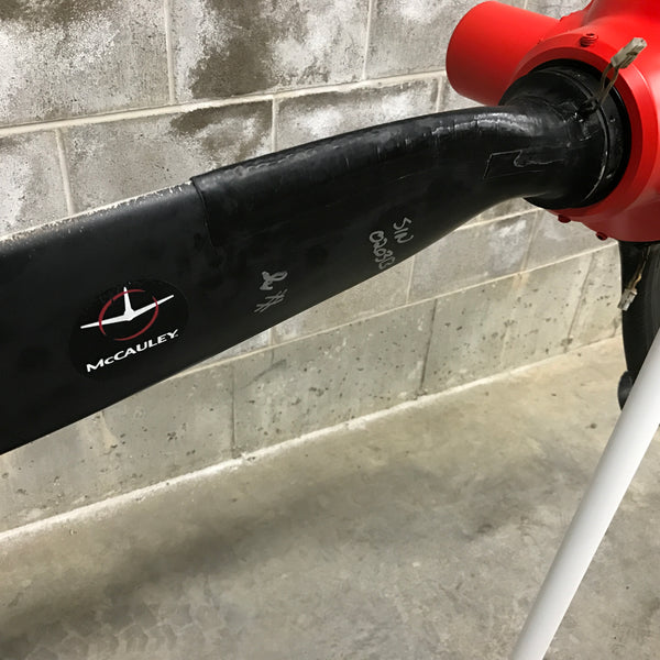 Rough Landing - 3-Bladed Crash Landing Airplane Propeller Runway Strike Sculpture II