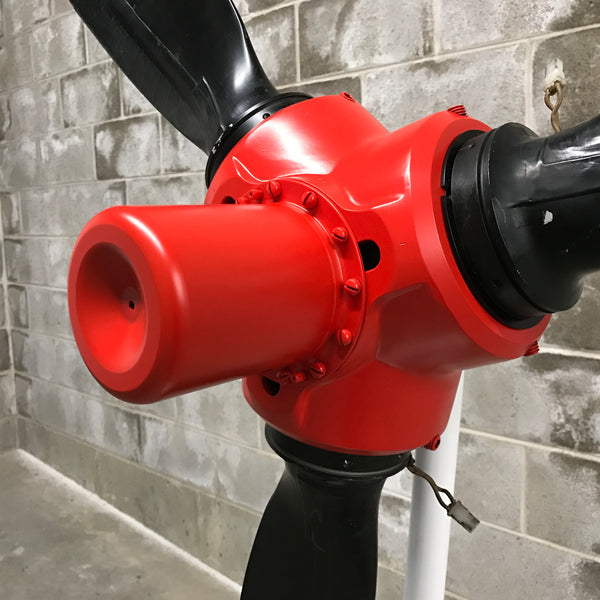 Rough Landing - 3-Bladed Crash Landing Airplane Propeller Runway Strike Sculpture II