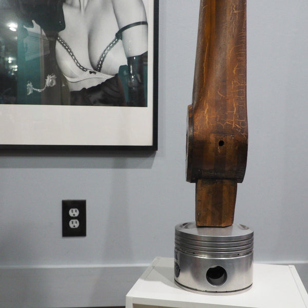 Original Stone Supreme 1930's Antique Wood Wooden Airplane Propeller Display