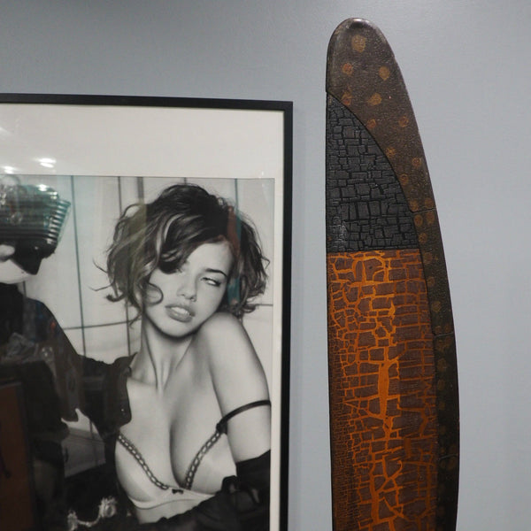 Original Stone Supreme 1930's Antique Wood Wooden Airplane Propeller Display