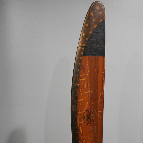 Original Stone Supreme 1930's Antique Wood Wooden Airplane Propeller Display