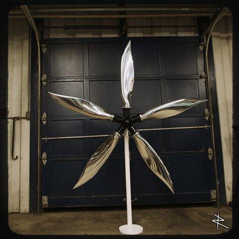 American Ninja 5-Bladed Airplane Propeller aviation art Airplane Propeller Blade Display