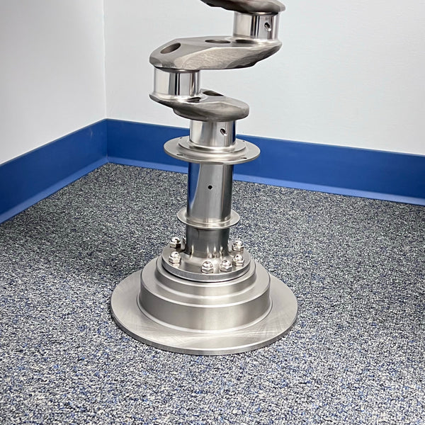 Continental O-550 Airplane Engine Crankshaft Martini Side Table