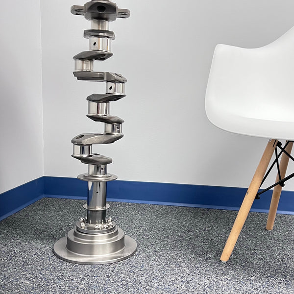 Continental O-550 Airplane Engine Crankshaft Martini Side Table