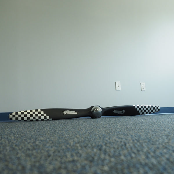 71" Custom Air Races Championship Checkered Flag Fix-Pitch Airplane Propeller