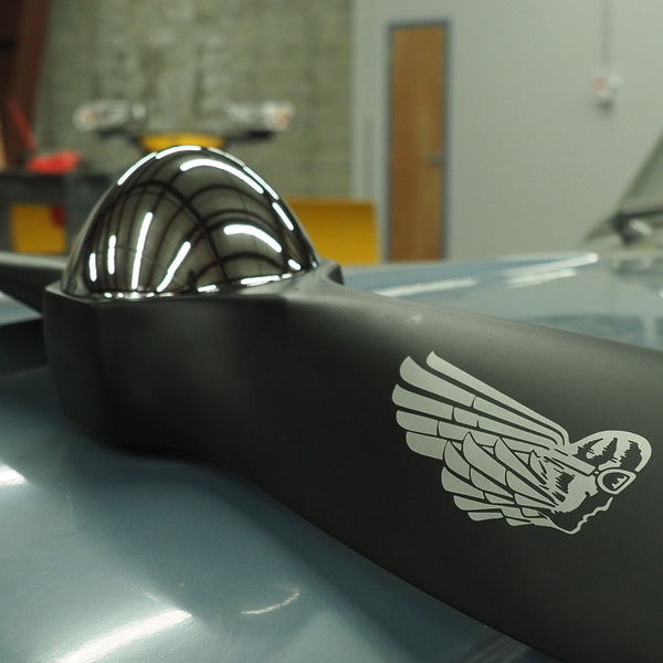 71" Custom Air Races Championship Checkered Flag Fix-Pitch Airplane Propeller