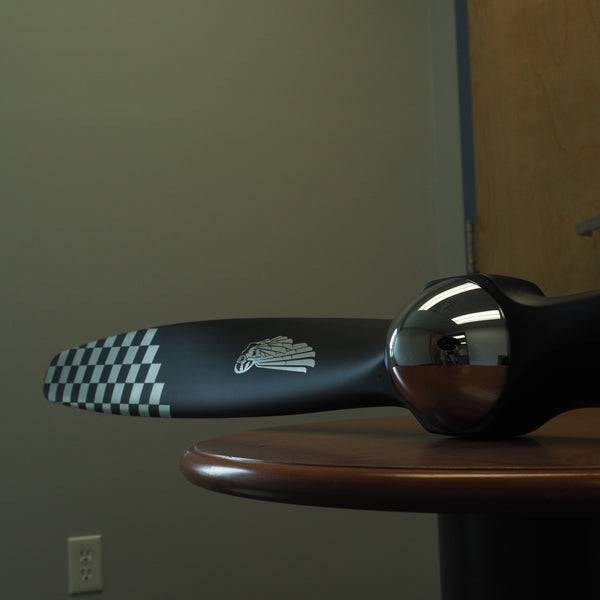 71" Custom Air Races Championship Checkered Flag Fix-Pitch Airplane Propeller