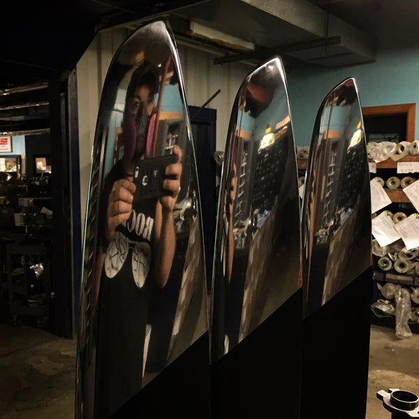 72" BLACK TIGER 3-Bladed Ground-Adjustable Metal Aviation Art Airplane Propeller Display