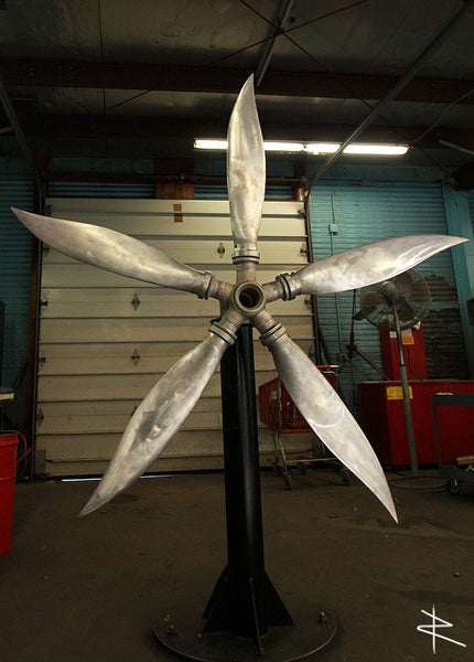 American Ninja 5-Bladed Airplane Propeller aviation art Airplane Propeller Blade Display