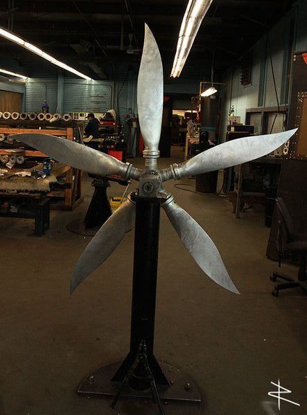 American Ninja 5-Bladed Airplane Propeller aviation art Airplane Propeller Blade Display
