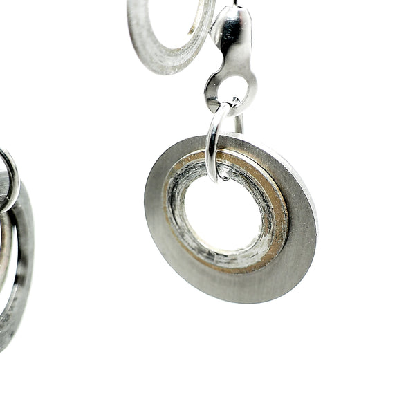 Bombshell Dangle Industrial Modern Earrings