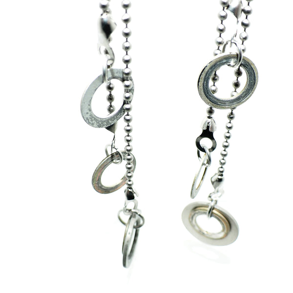 Bombshell Dangle Industrial Modern Earrings