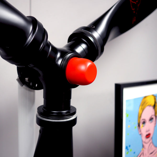 90" 3-Bladed Metal CODE RED Ninja aviation art Airplane Propeller Blade Display