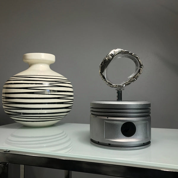 Continental Motors 0-200 C90 Airplane Engine Raw Piston Watch Display Stand (FLYING MONKEY)