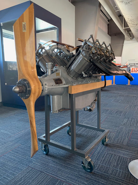 1910's Curtiss Aeroplane JN-4 Jenny OX-5 WWI Original Engine Crankshaft