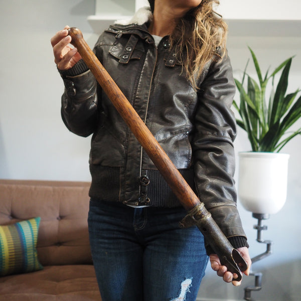 Curtiss Jenny Canuck Original 1918 WWI Wooden Airplane Control Stick