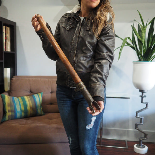 Curtiss Jenny Canuck Original 1918 WWI Wooden Airplane Control Stick