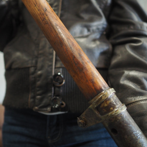 Curtiss Jenny Canuck Original 1918 WWI Wooden Airplane Control Stick