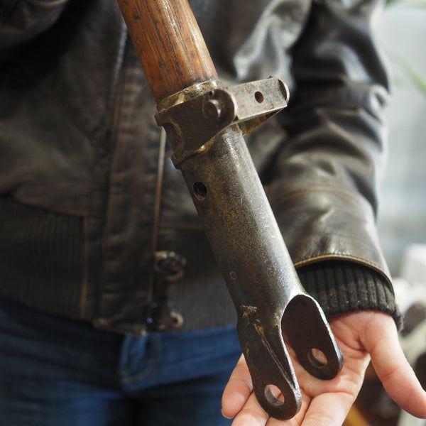 Curtiss Jenny Canuck Original 1918 WWI Wooden Airplane Control Stick