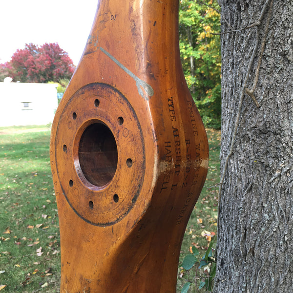 Hartzell Class L Blimp Airship WWII US Navy Goodyear Wooden Airplane Propeller