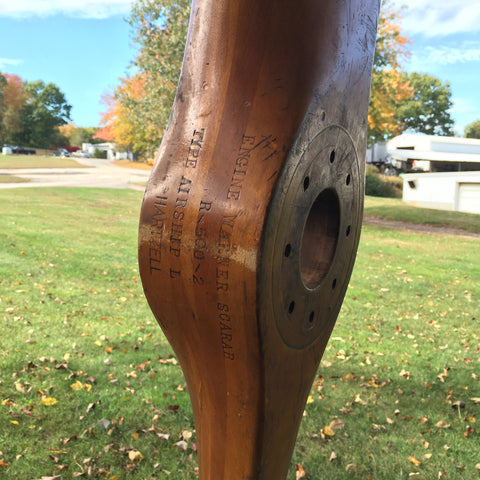Hartzell Class L Blimp Airship WWII US Navy Goodyear Wooden Airplane Propeller