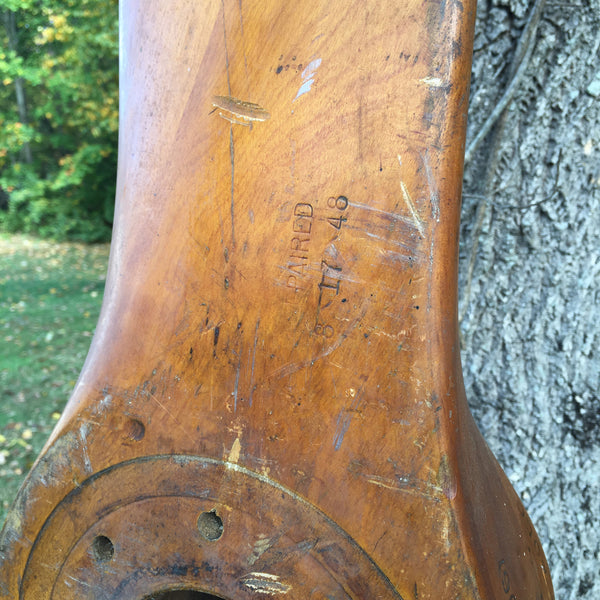 Hartzell Class L Blimp Airship WWII US Navy Goodyear Wooden Airplane Propeller