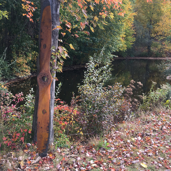 Hartzell Class L Blimp Airship WWII US Navy Goodyear Wooden Airplane Propeller