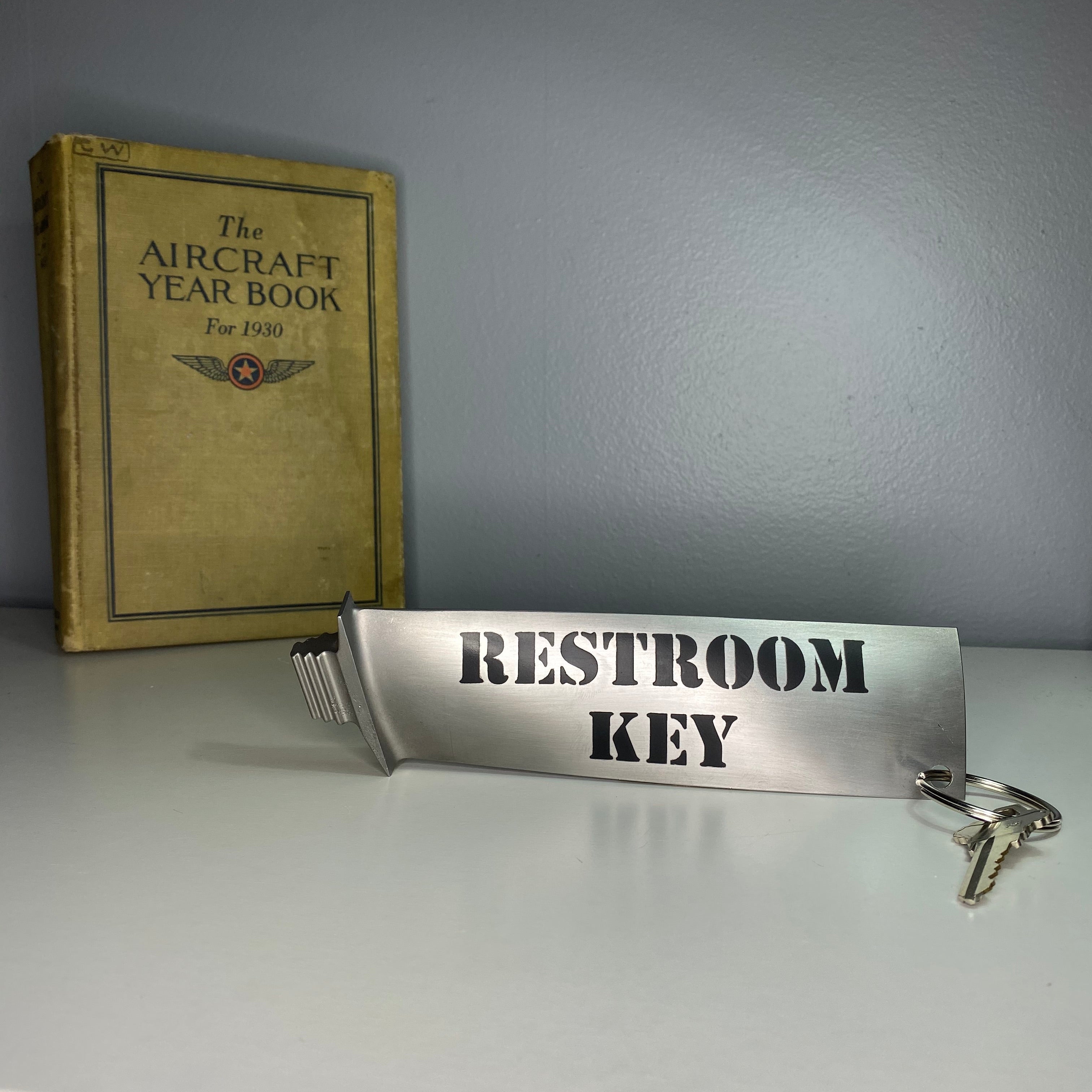 Oversized Bathroom Restroom Airport Keychain F4 Phantom II Engine Blade ...