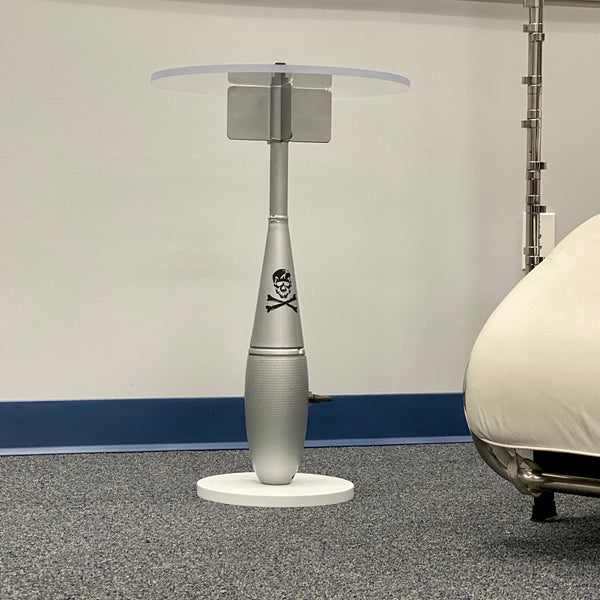 MK-76 Inert Grumman F-14 Tomcat Jolly Rogers Navy Fighter Practice Bomb Martini Side Table