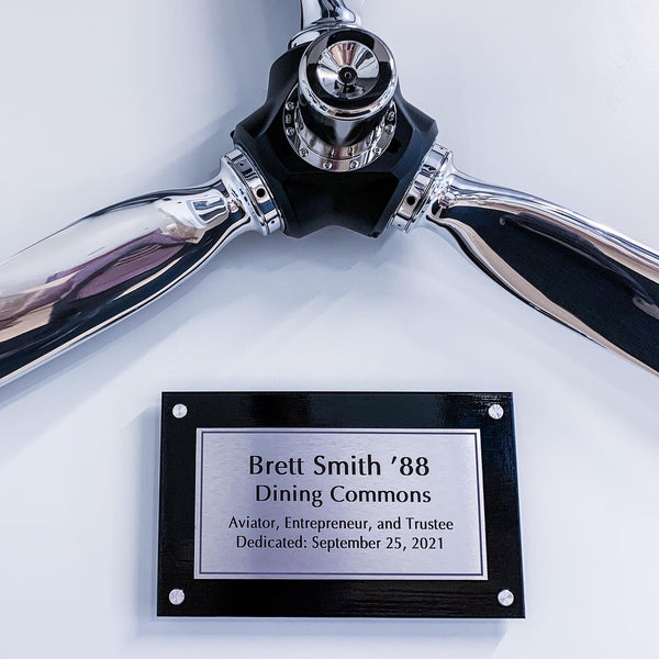 3-Bladed McCauley Mirror High Polished Airplane Propeller Wall Sculpture