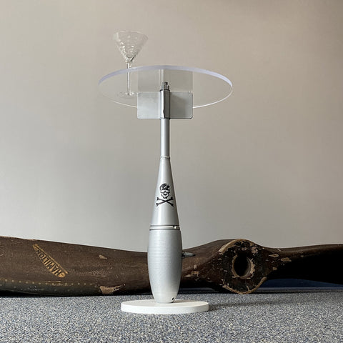 MK-76 Inert Grumman F-14 Tomcat Jolly Rogers Navy Fighter Practice Bomb Martini Side Table