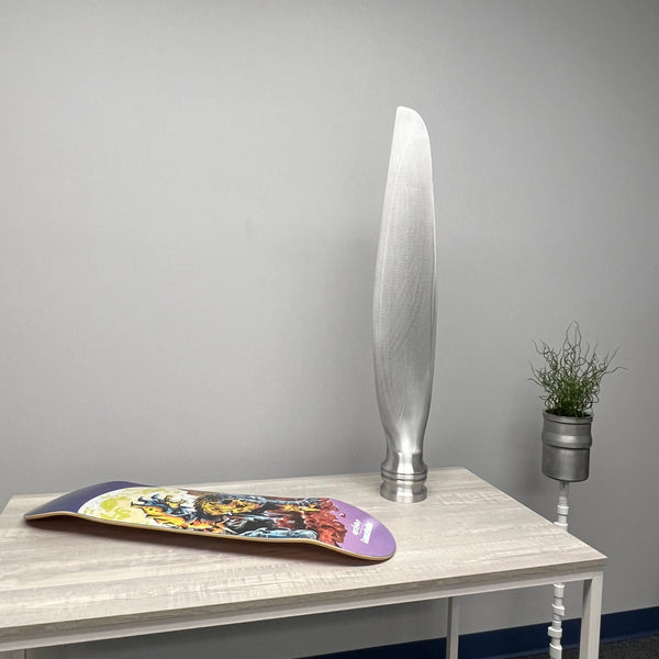 38" Pinup Girl Space Babe Cessna 182 Scimitar Propeller Blade Art Metal Display