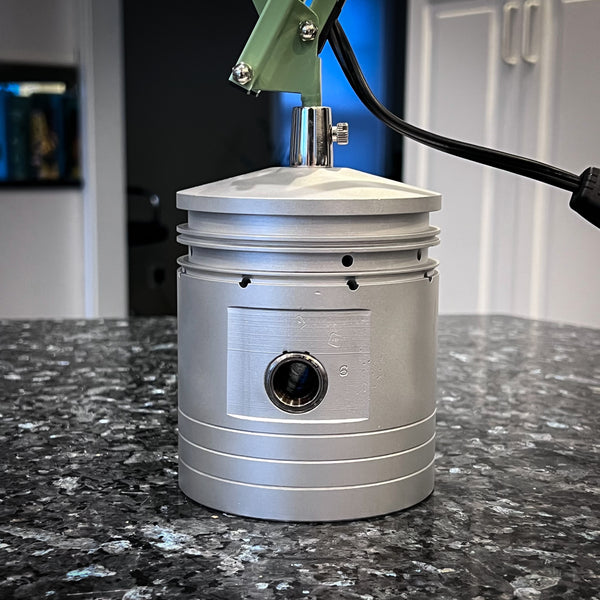 1910's Curtiss JN-4 Jenny WWI OX-5 Engine Piston Aviator Desk Lamp