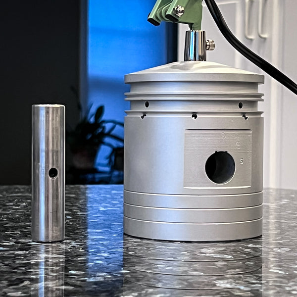 1910's Curtiss JN-4 Jenny WWI OX-5 Engine Piston Aviator Desk Lamp