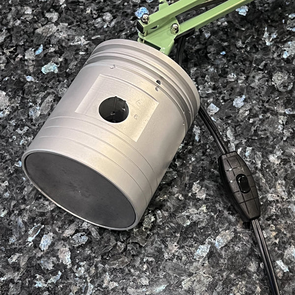 1910's Curtiss JN-4 Jenny WWI OX-5 Engine Piston Aviator Desk Lamp