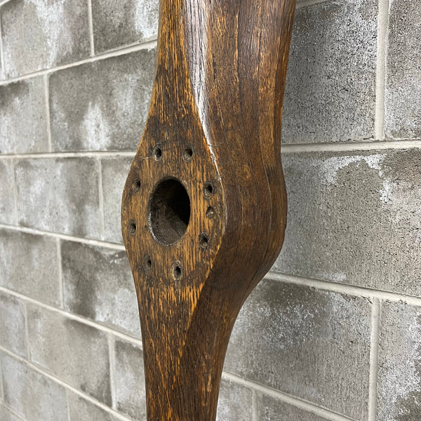 100" Curtiss OX-5 JN-4 Jenny WWI Toothpick Wooden Airplane Propeller by Southern Aircraft Company (High Point, NC)