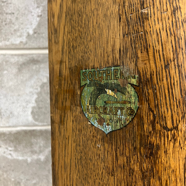 100" Curtiss OX-5 JN-4 Jenny WWI Toothpick Wooden Airplane Propeller by Southern Aircraft Company (High Point, NC)