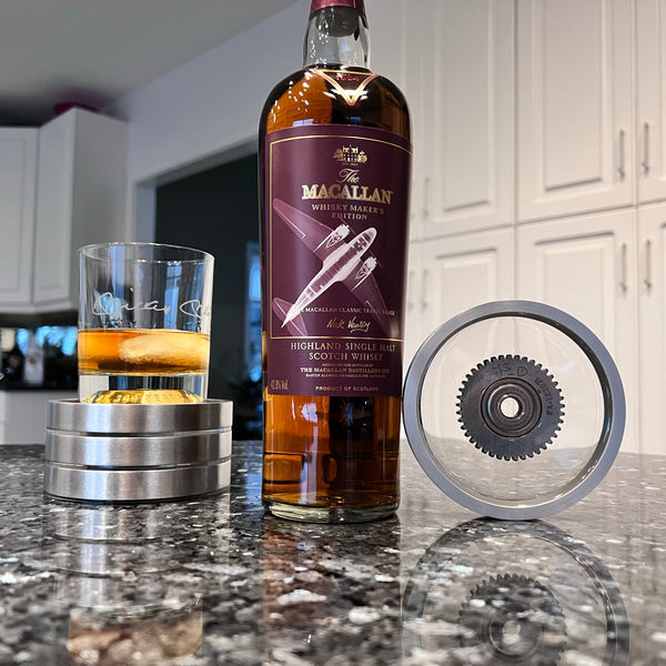 Pratt & Whitney Radial Engine WWII Pinion Gear Coasters