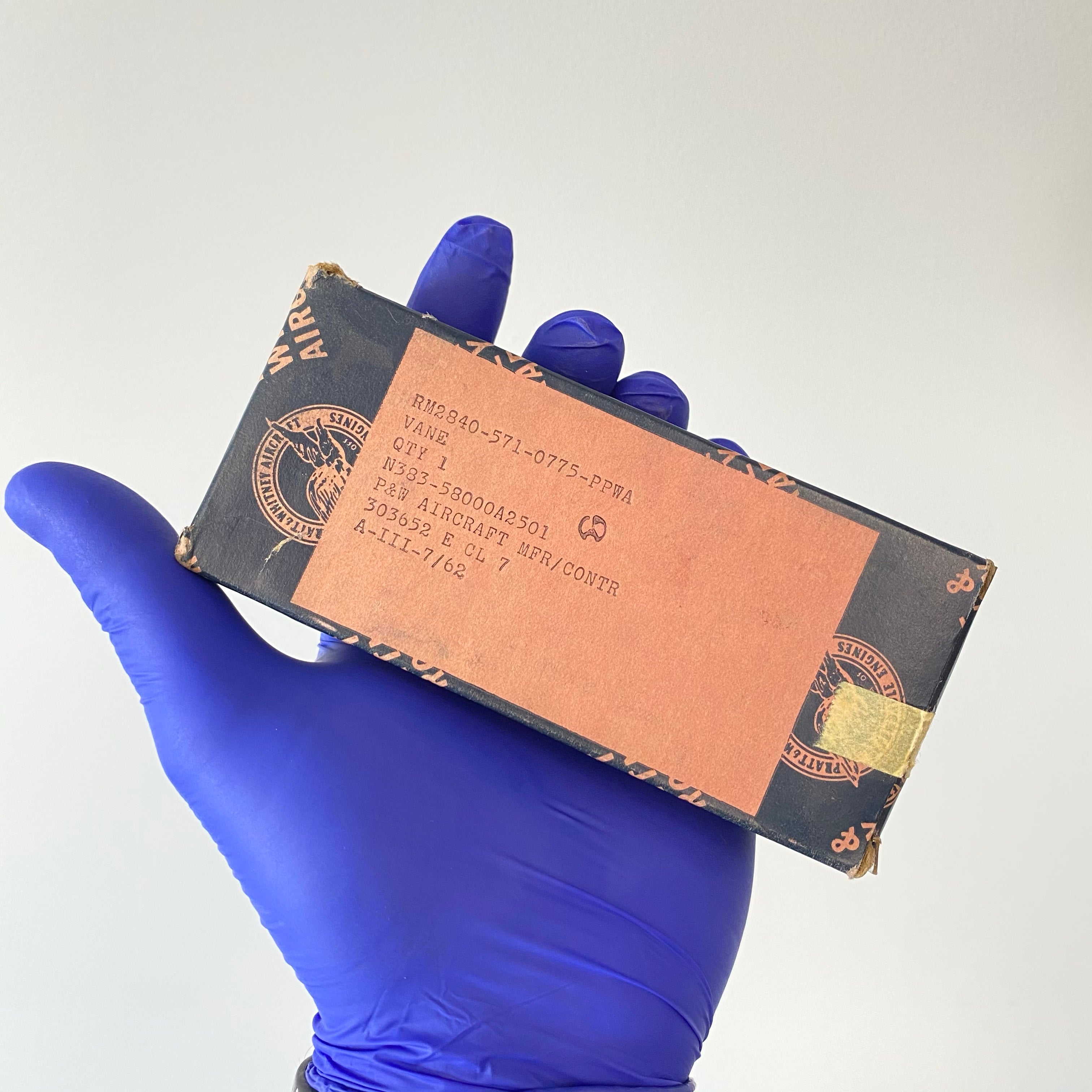 1960's Pratt & Whitney J52 JT8A Turbojet Engine Vane w/ Original Box ...