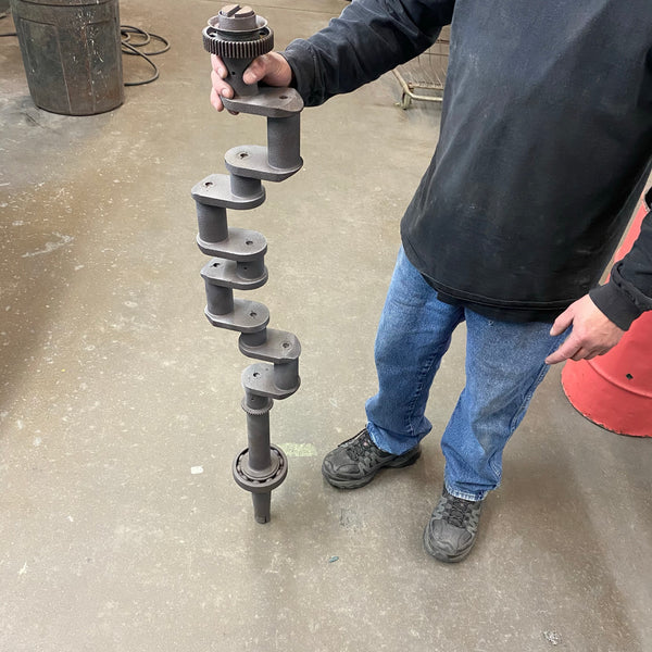 1910's Curtiss Aeroplane JN-4 Jenny OX-5 WWI Original Engine Crankshaft
