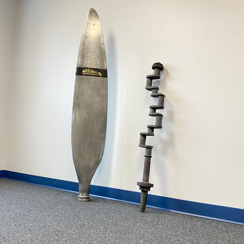 1910's Curtiss Aeroplane JN-4 Jenny OX-5 WWI Original Engine Crankshaft