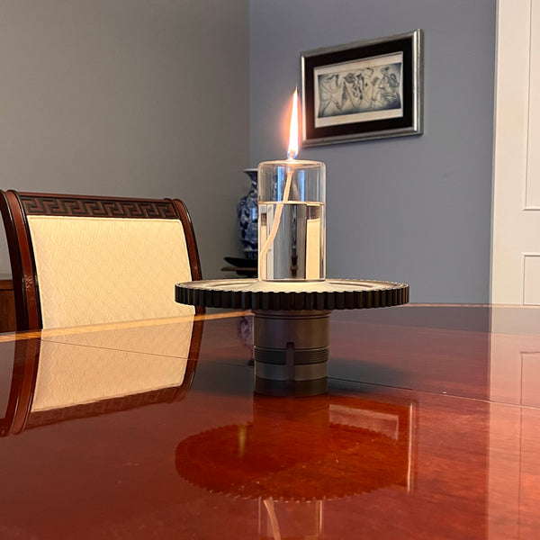 General Electric J85 Northrop F5 Jet Engine Turbine Disk Oil Lamp Centerpiece