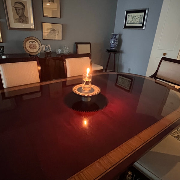 General Electric J85 Northrop F5 Jet Engine Turbine Disk Oil Lamp Centerpiece