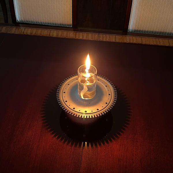 General Electric J85 Northrop F5 Jet Engine Turbine Disk Oil Lamp Centerpiece